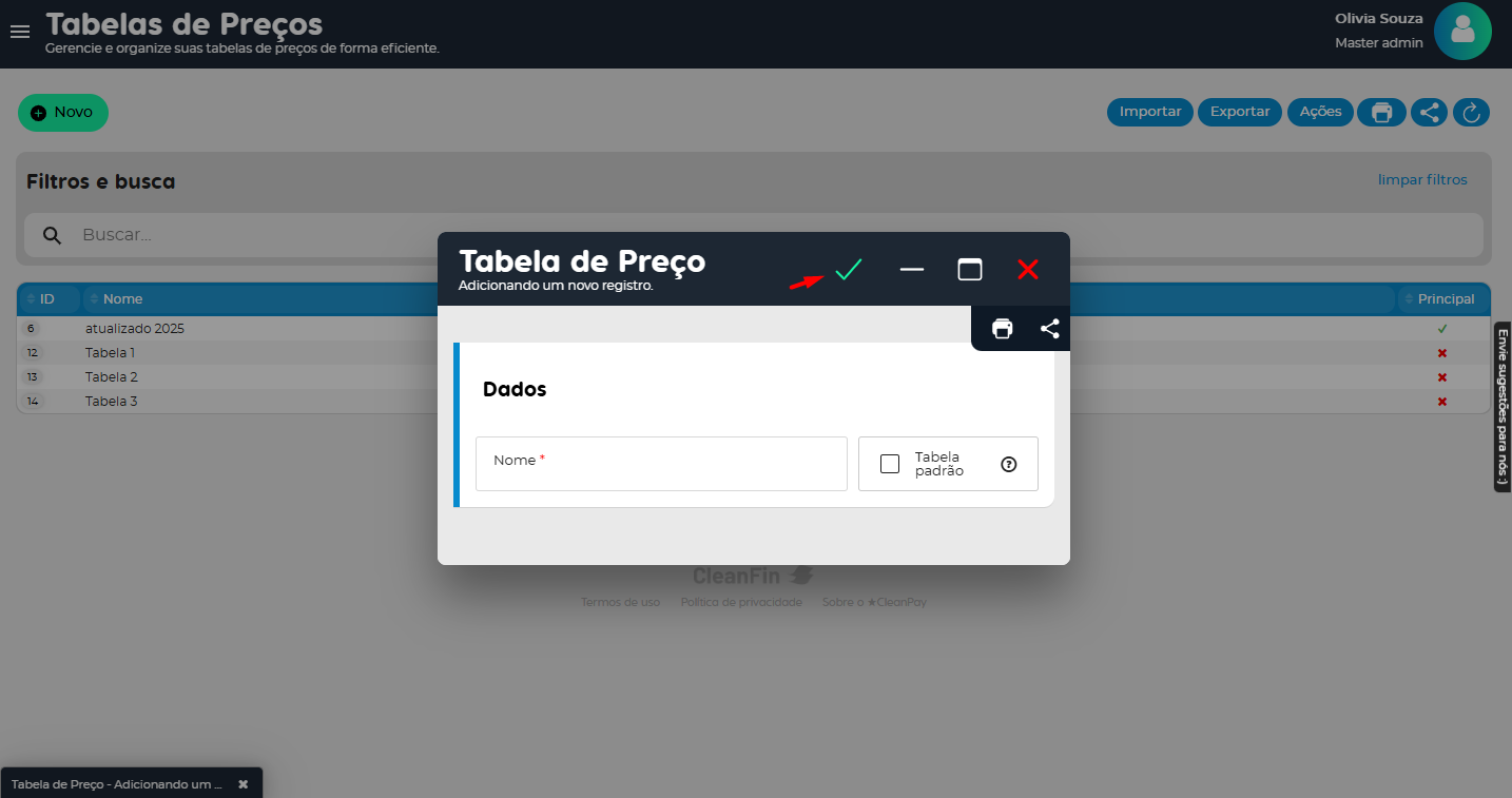 Tabela